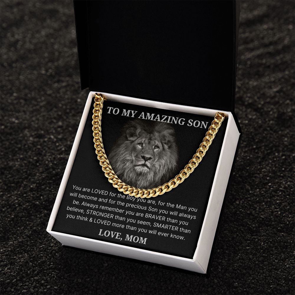 Precious Son - Length Adjustable Cuban Link Chain For Son
