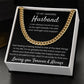 My Strength And Support - Length Adjustable Cuban Link Chain For Husband