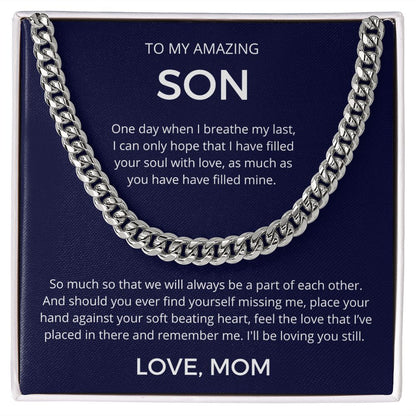 Feel The Love I've Placed In Your Heart - Length-Adjustable Cuban Link Chain