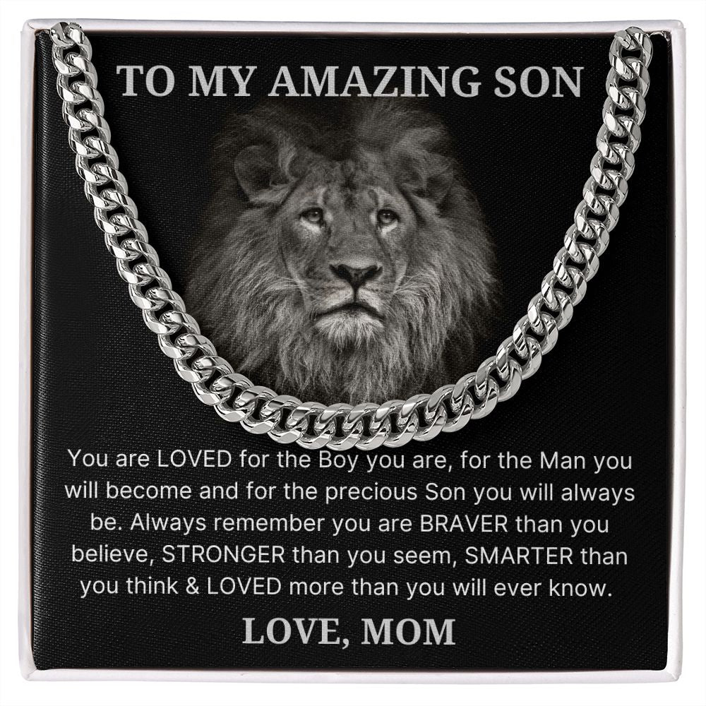 Precious Son - Length Adjustable Cuban Link Chain For Son