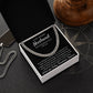 Being With You - Length Adjustable Cuban Link Chain For Husband