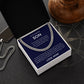 Feel The Love I've Placed In Your Heart - Length-Adjustable Cuban Link Chain