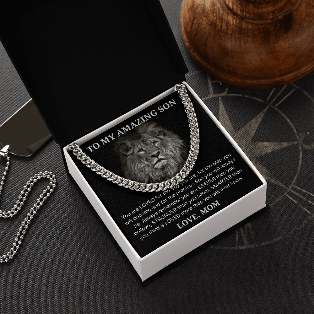 Precious Son - Length Adjustable Cuban Link Chain For Son