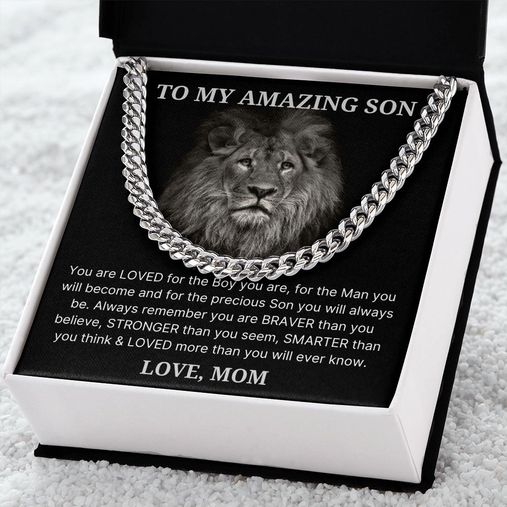 Precious Son - Length Adjustable Cuban Link Chain For Son