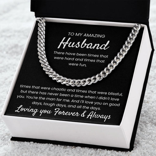 You're The Man - Length Adjustable Cuban Link Chain For Husband