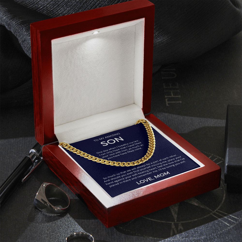 Feel The Love I've Placed In Your Heart - Length-Adjustable Cuban Link Chain
