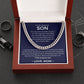 Always A Part Of Each Other - Length-Adjustable Cuban Link Chain For Son