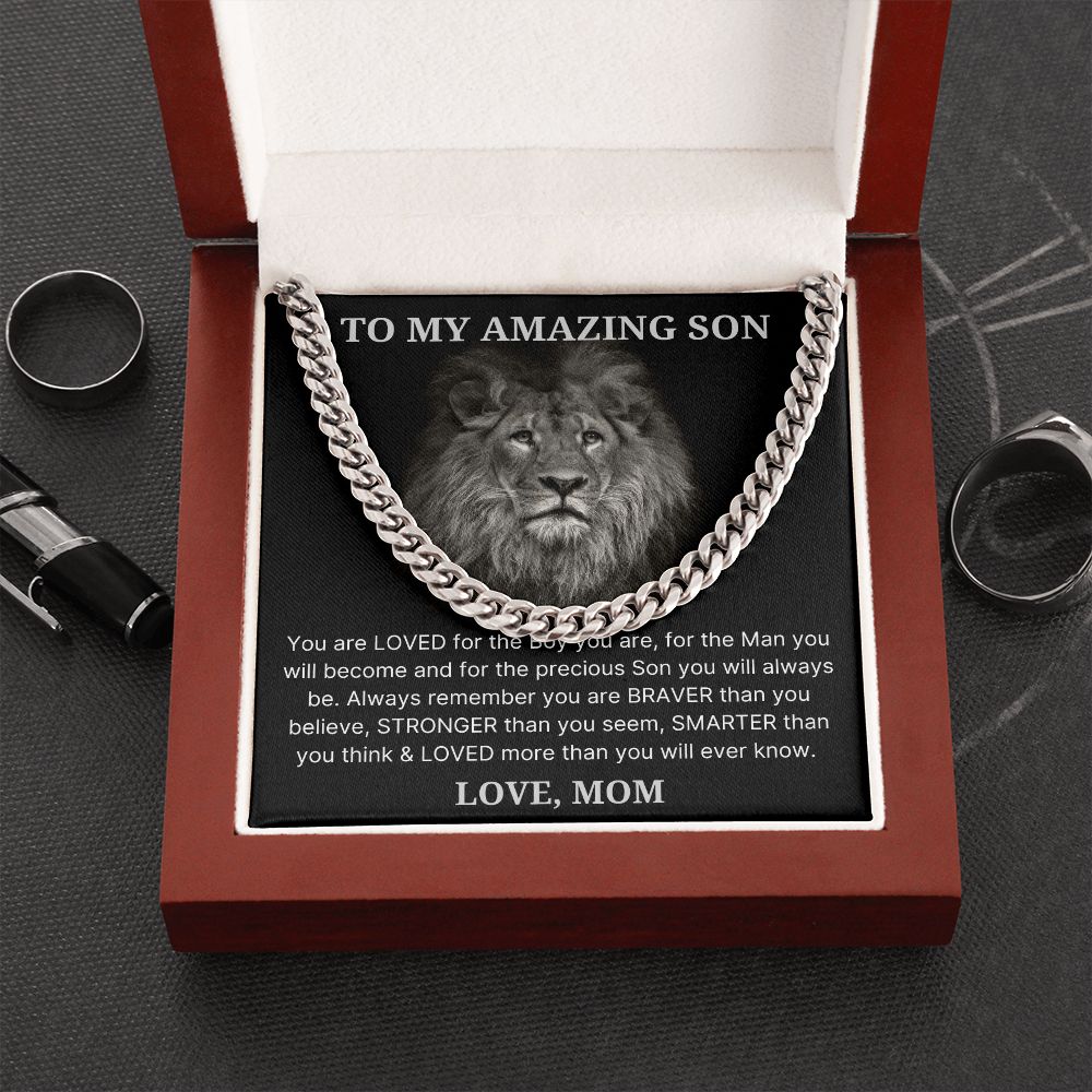 Precious Son - Length Adjustable Cuban Link Chain For Son