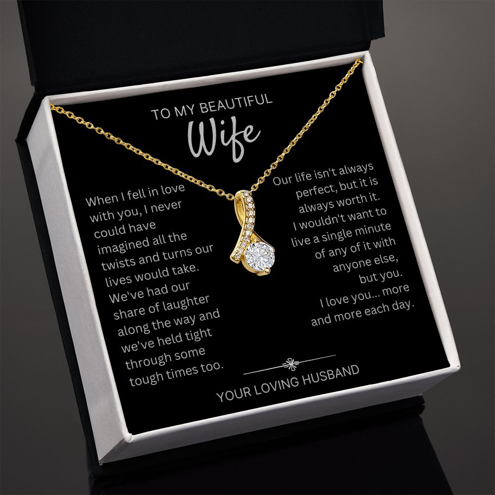 When I Fell In Love With You - Alluring Beauty Necklace For Wife