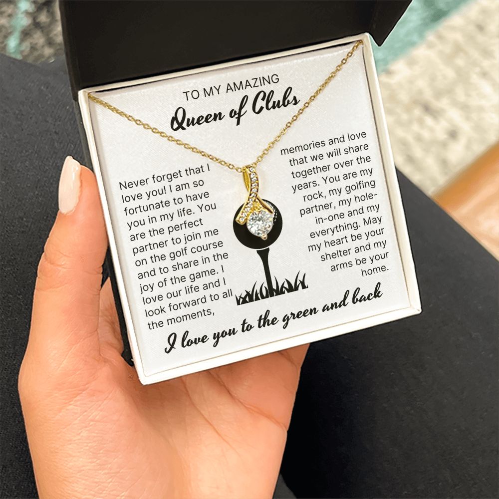 Moments, Memories & Love - Alluring Beauty Necklace For Lady Golfer