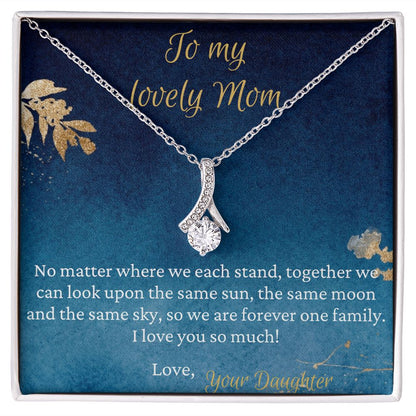Forever One Family - Alluring Beauty Necklace For Mom