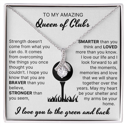 Stronger Than You Seem - Alluring Beauty Necklace For Lady Golfer
