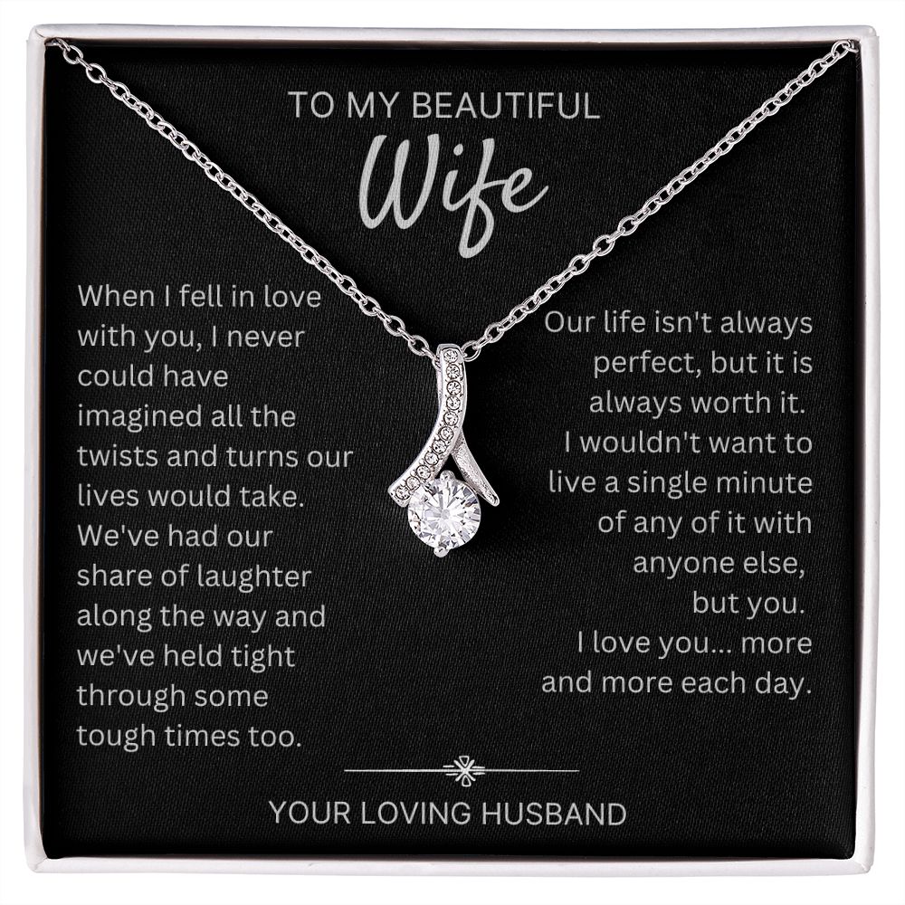 When I Fell In Love With You - Alluring Beauty Necklace For Wife