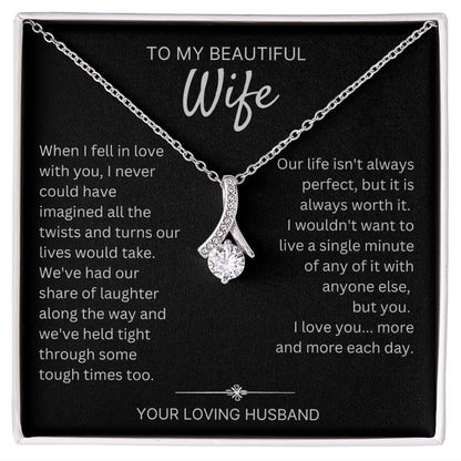 When I Fell In Love With You - Alluring Beauty Necklace For Wife