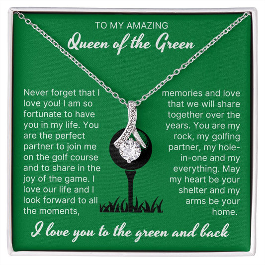 My Amazing Queen Of The Green - Alluring Beauty Necklace For Lady Golfer