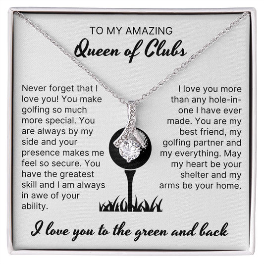 In Awe Of Your Ability - Alluring Necklace For Lady Golfer