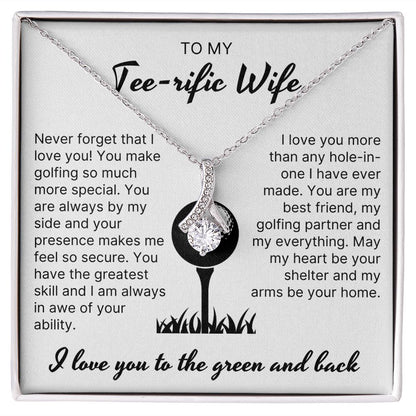 You Make Golfing So Much More Special - Alluring Beauty Necklace For Golfer Wife