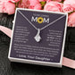 You Mean The World To Me - Alluring Beauty Necklace For Mom