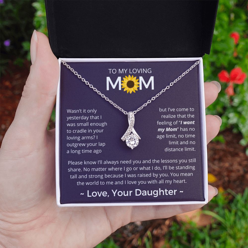 You Mean The World To Me - Alluring Beauty Necklace For Mom