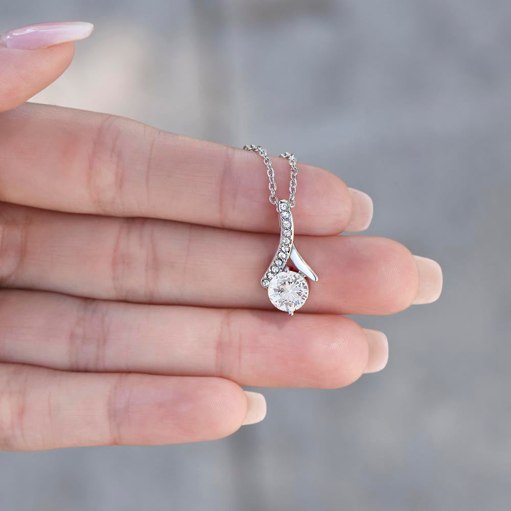 You Mean The World To Me - Alluring Beauty Necklace For Mom