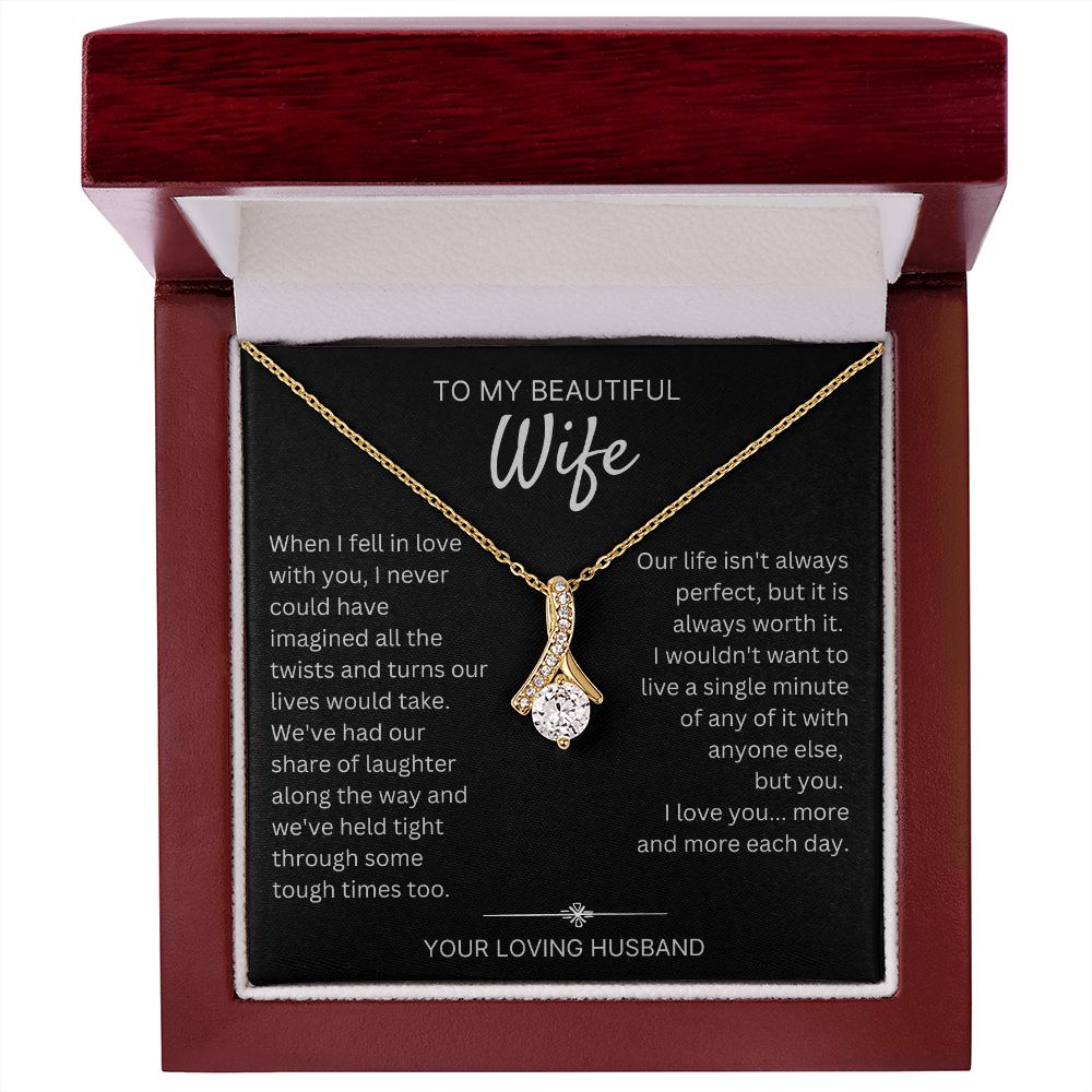 When I Fell In Love With You - Alluring Beauty Necklace For Wife