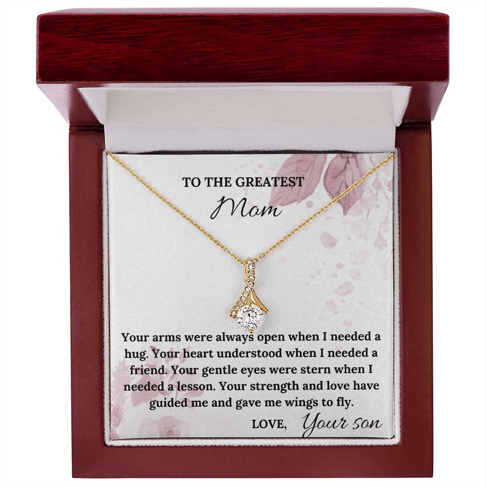You Gave Me Wings To Fly - Alluring Beauty Necklace For Mom