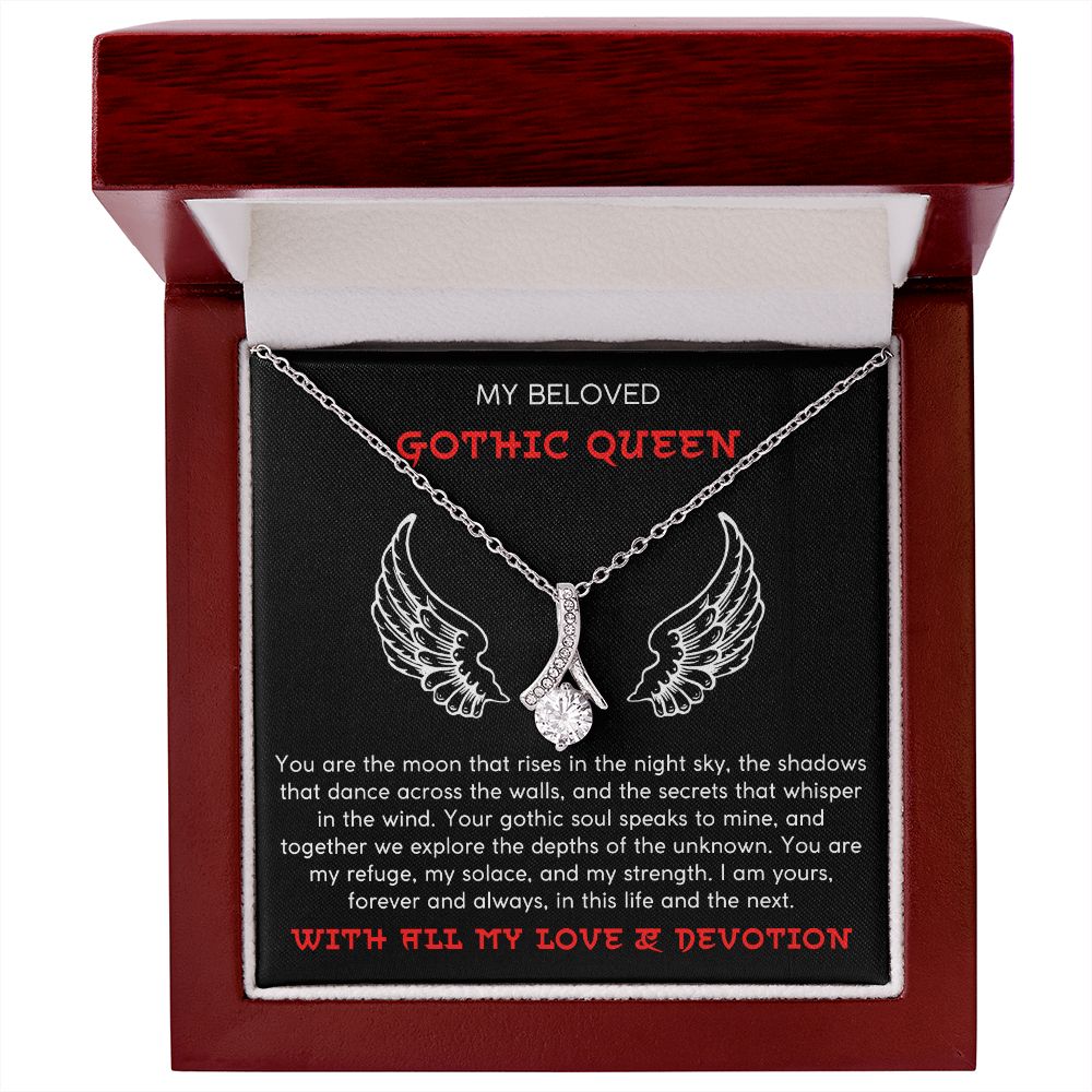 My Refuge, My Solace, My Strength- Alluring Beauty Necklace For Gothic Queen