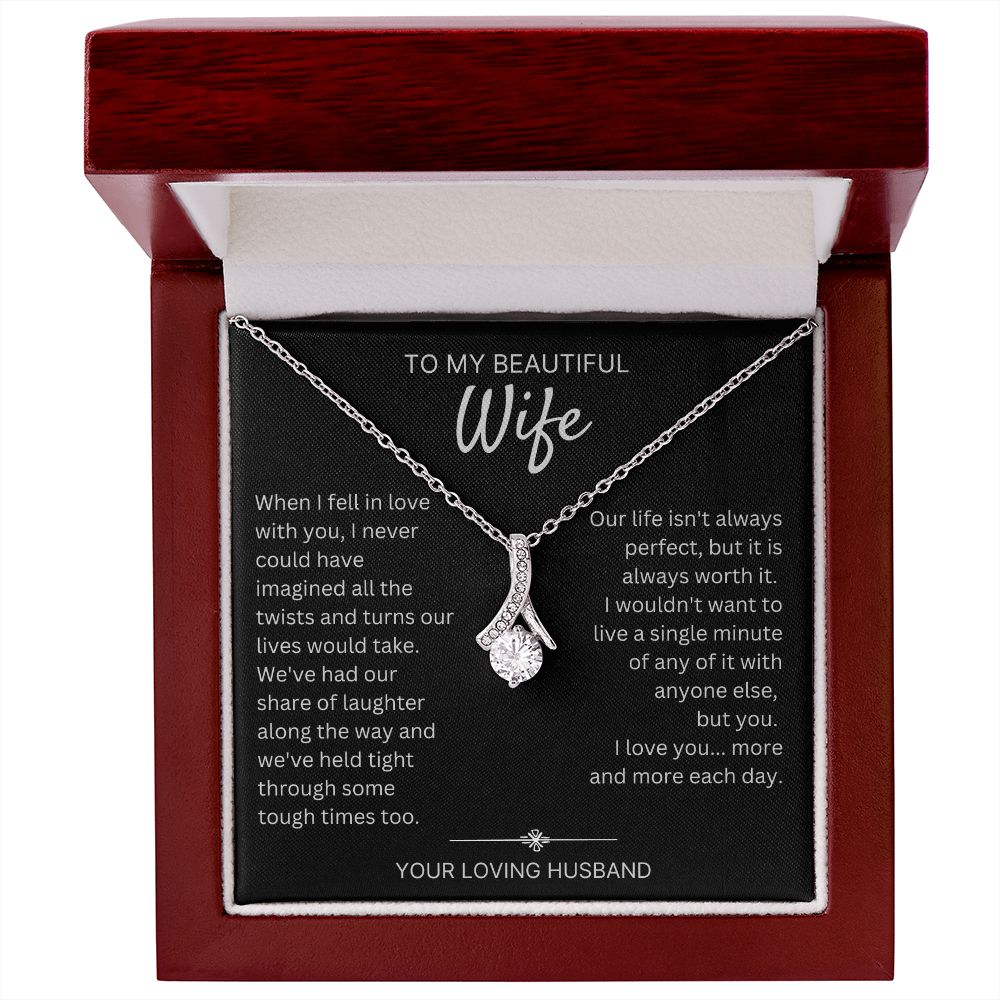 When I Fell In Love With You - Alluring Beauty Necklace For Wife