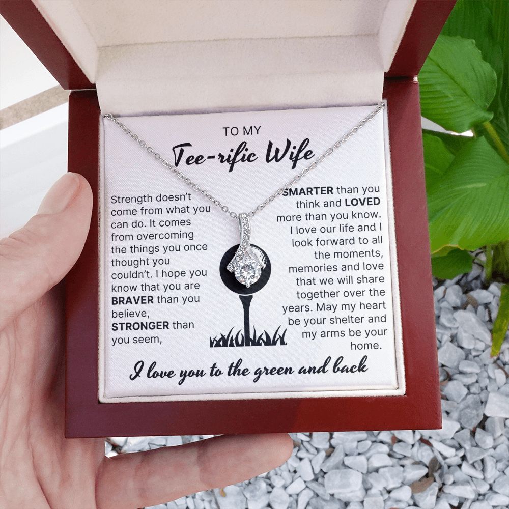 Loved More Than You Know - Alluring Beauty Necklace For Golfer Wife
