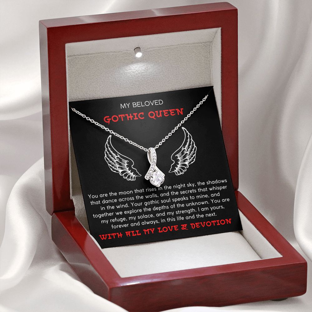 My Refuge, My Solace, My Strength- Alluring Beauty Necklace For Gothic Queen