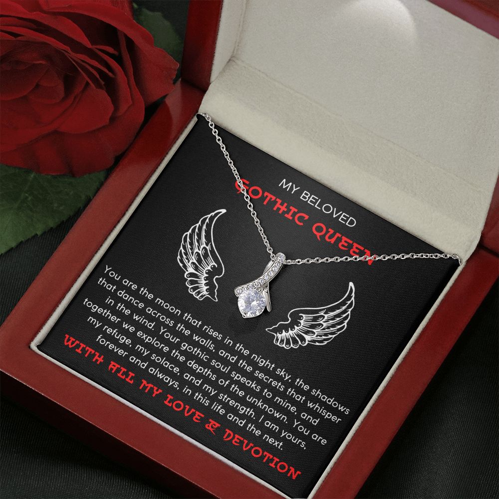 My Refuge, My Solace, My Strength- Alluring Beauty Necklace For Gothic Queen