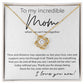 Through It All - Love Knot Necklace For Mom