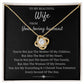 Beat Of My Heart - Love Knot Necklace For Wife
