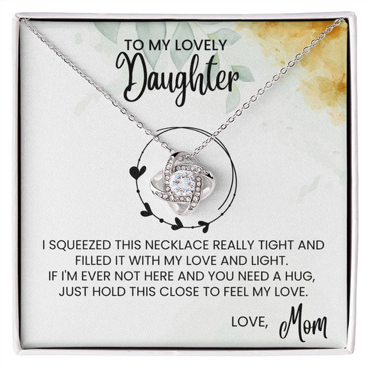 Love And Light - Love Knot Necklace For Daughter