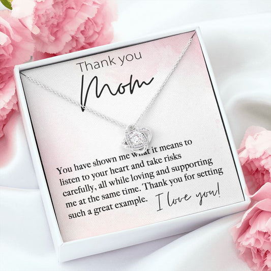 Loving Thanks - Love Knot Necklace For Mom