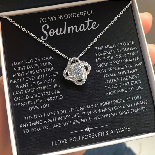 When I Gave My Heart To You - Love Knot Necklace For Soulmate