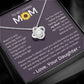 You Mean The World To Me - Love Knot Necklace For Mum