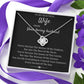 Beat Of My Heart - Love Knot Necklace For Wife