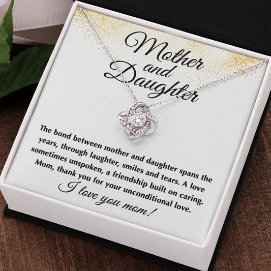 Unconditional Love - Love Knot Necklace For Mom