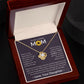 You Mean The World To Me - Love Knot Necklace For Mum