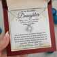 Braver Than You Believe - Love Knot Necklace For Daughter