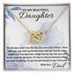 Dreams Came True - Interlocking Hearts Necklace For Daughter