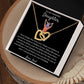 I Believe In You - Interlocking Hearts Necklace For Daughter