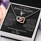 Reach For Your Dreams - Interlocking Hearts Necklace For Ballerina Daughter