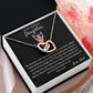 When I First Held You - Interlocking Hearts Necklace For Daughter