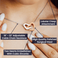 My Promise - Interlocking Hearts Necklace For Daughter
