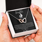 One Of The Most Beautiful Chapters - Interlocking Hearts Necklace For Daughter