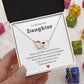 To My Beautiful Daughter - Interlocking Hearts Necklace For Daughter