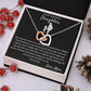 My Last Breath - Interlocking Hearts Necklace For Daughter