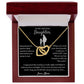 Hard To Find Words - Interlocking Hearts Necklace For Daughter